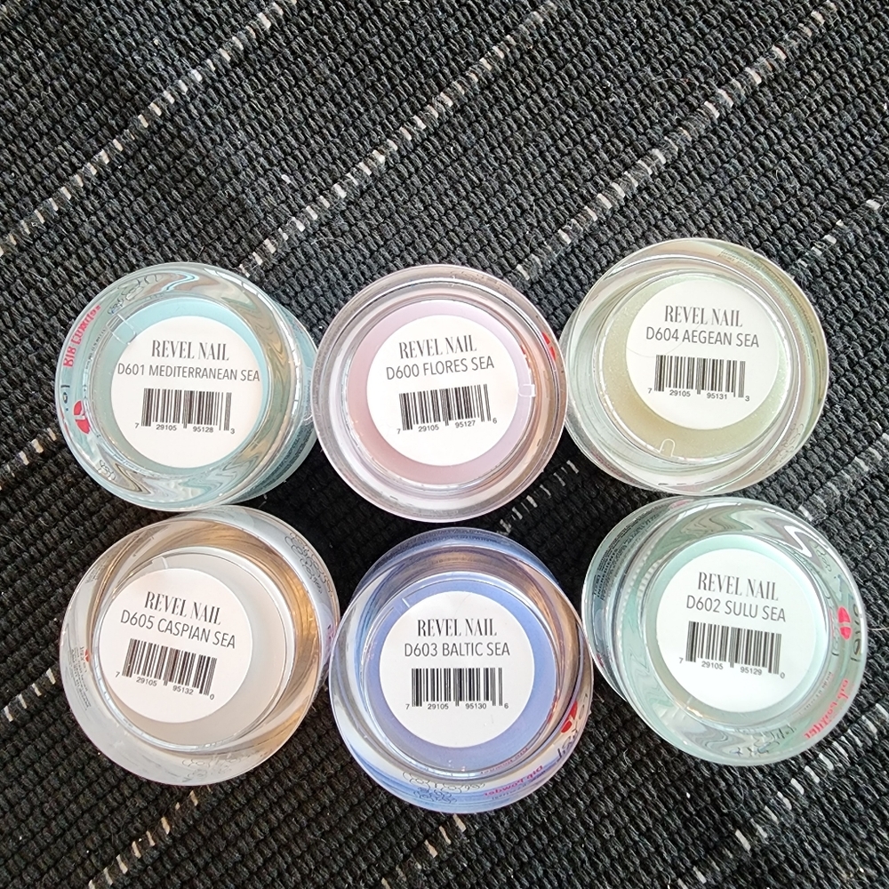 Revel Nail Sea Glass set Brand New